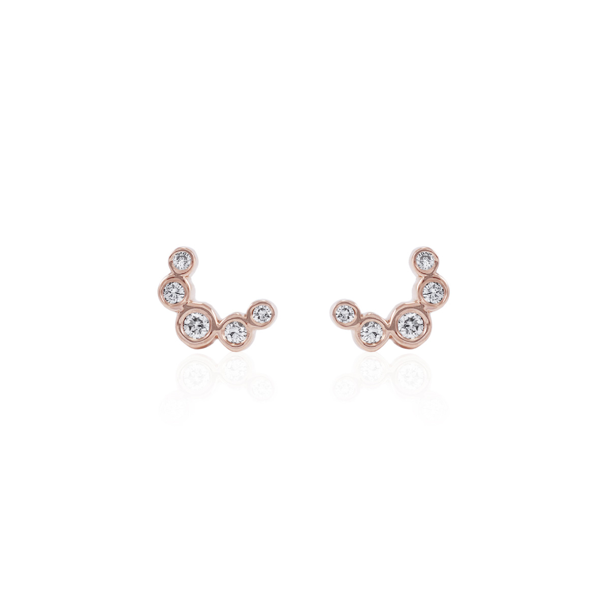 Five stone diamond earrings Zmay Jewelry