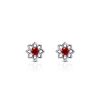 Ruby_Flower_Earrings_white_gold