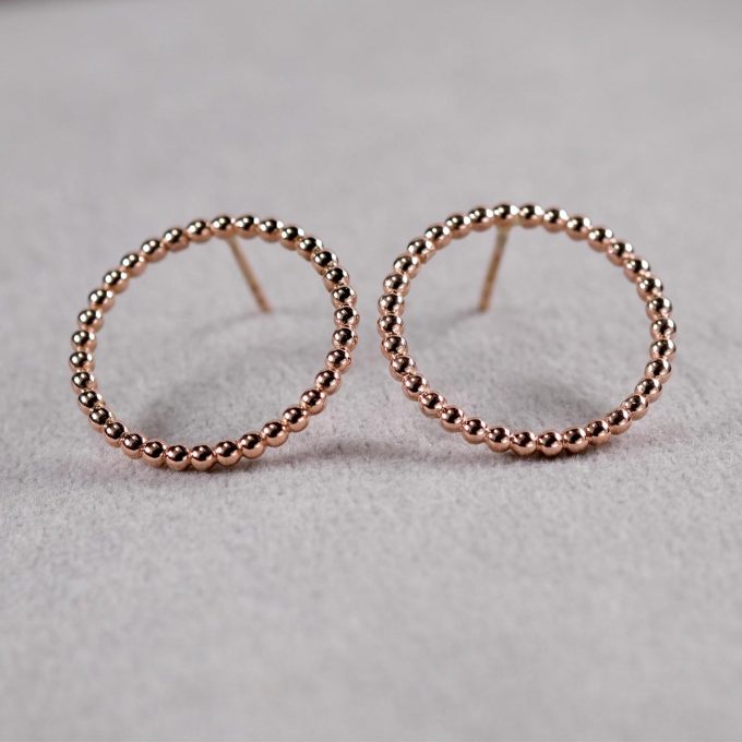Bubbles_Circle_Earrings_rose_gold_detail