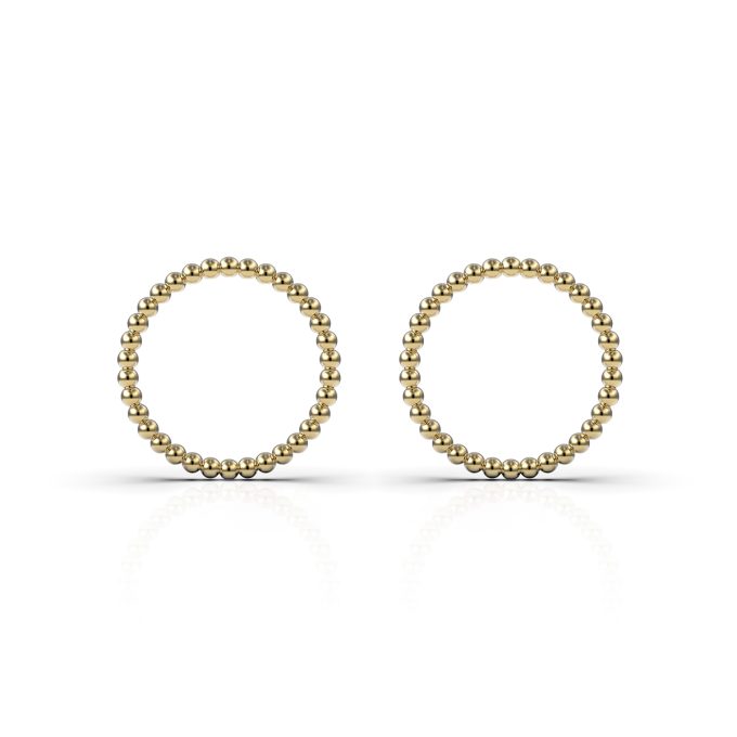 Bubbles_Circle_Earrings_yellow_gold