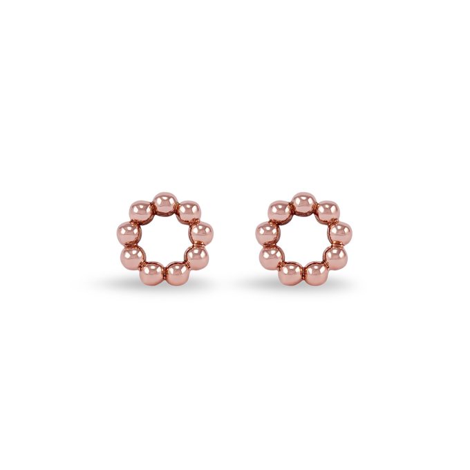 Mini_Bubbles_Circle_Earrings_Rose_gold