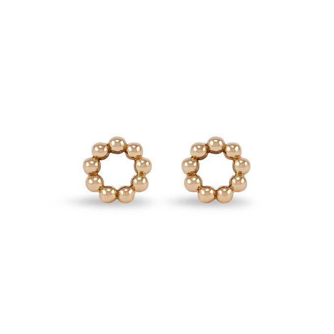 Mini_Bubbles_Circle_Earrings_Yellow_gold