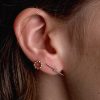 Mini_bubbles_circle_earrings_on_model