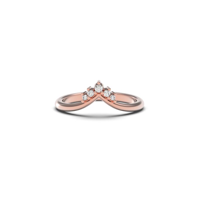 Five_diamond_stackable_V_ring_rose_gold