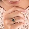Stacking_diamond_wedding_ring_crown_on_hand