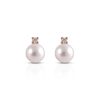 Biserni_uhani_z_diamantom_roza_zlato Pearl_and_diamond_earrings_rose_gold