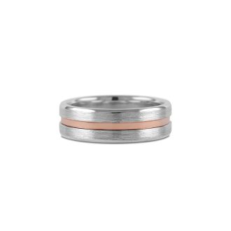 Bicolor_brushed_Mens_wedding_ring_rose_gold