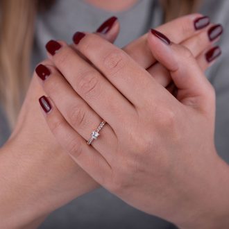Petite_Cushion_Diamond_Engagement_ring_on_hand