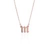Ogrlica_z_gotsko_inicialko_roza_zlato Gothic_initial_necklace_rose_gold