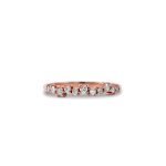 Scattered_half_eternity_diamond_ring_rose_gold