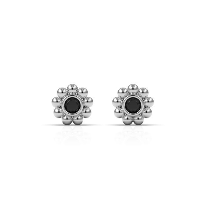 Uhani_Mini_bubbles_s_crnimi_diamanti_belo_zlato Black_diamond_mini_bubbles_circle_earrings_white_gold