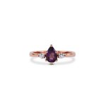 Pear_Amethyst_with_side_diamonds_engagement_ring_rose_gold