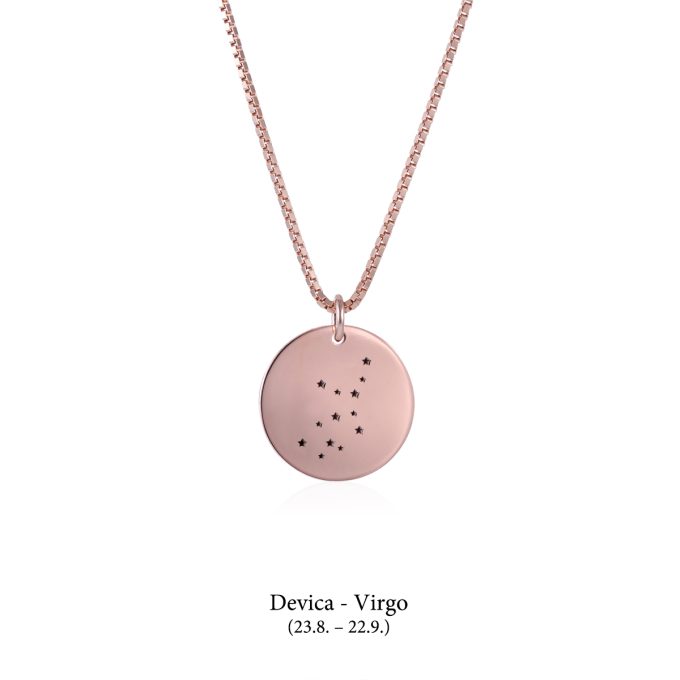 Zodiac_disc_necklace_Virgo_rose_gold