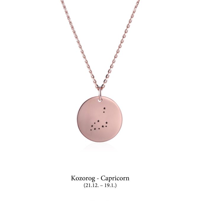 Zodiac_disc_necklace_Capricorn_rose_gold