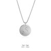 Zodiac_disc_necklace_Leo_white_gold