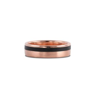 Brushed_Carbon_wedding_ring_rose_gold