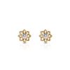 Uhani_cvet_z_diamantom_rumeno_zlato Diamond_Flower_Earrings_yellow_gold