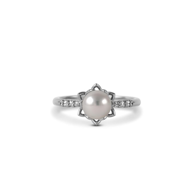 Pearl_and_diamond_flower_ring_white_gold