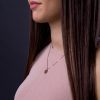 Zodiac_disc_necklace_box_chain_on_model