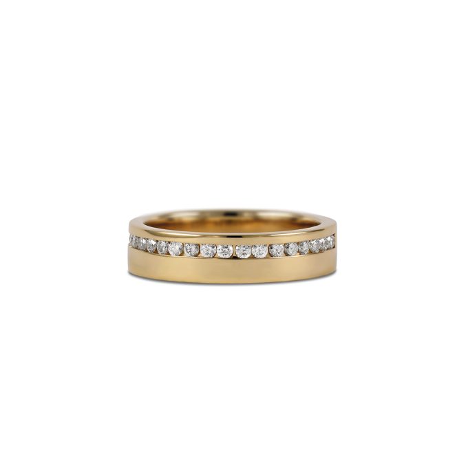 Half_eternity_channel_setting_wide_wedding_ring_yellow_gold