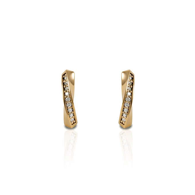 Diamantni_uhani_Mobius_rumeno_Zlato Mobius_diamond_earrings_yellow_gold