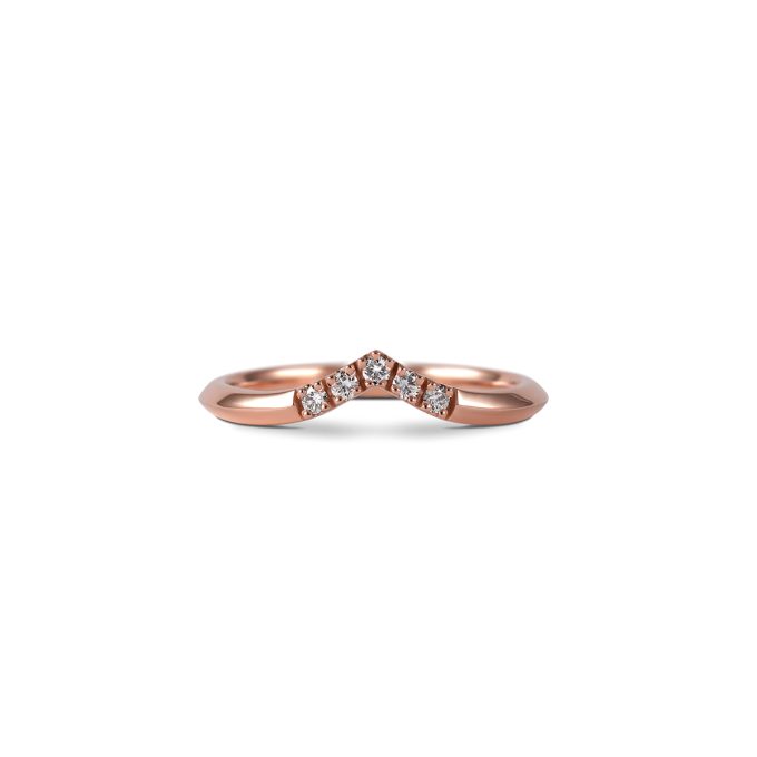 Prilegajoc_diamantni_prstan_V_roza_zlato Chevron_diamond_ring_rose_gold