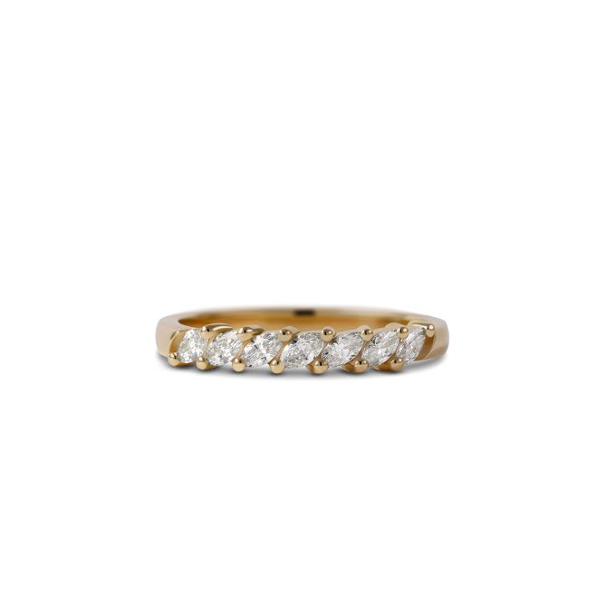 Half_eternity_marquise_diamonds_wedding_ring_yellow_gold