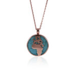 One_of_a_kind_turquoise_world_map_necklace_rose_gold