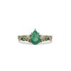 Edinstven_zarocni_prstan_s_smaragdi_in_diamanti_rumeno_zlato One_of_a_kind_pear_emerald_and_diamond_ring_yellow_gold