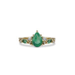 One_of_a_kind_pear_emerald_and_diamond_ring_yellow_gold